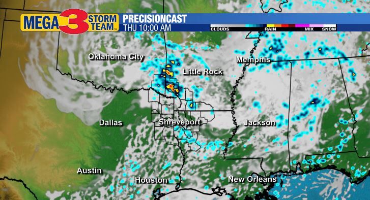 10 AM Thursday Forecast